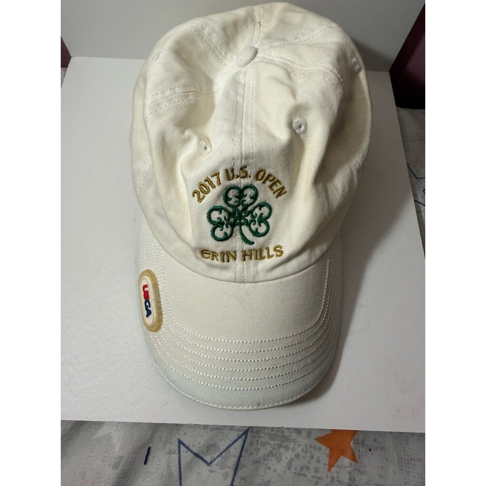 2017 U.S. Open Golf Hat – Erin Hills USGA Member Cap White Adjustable